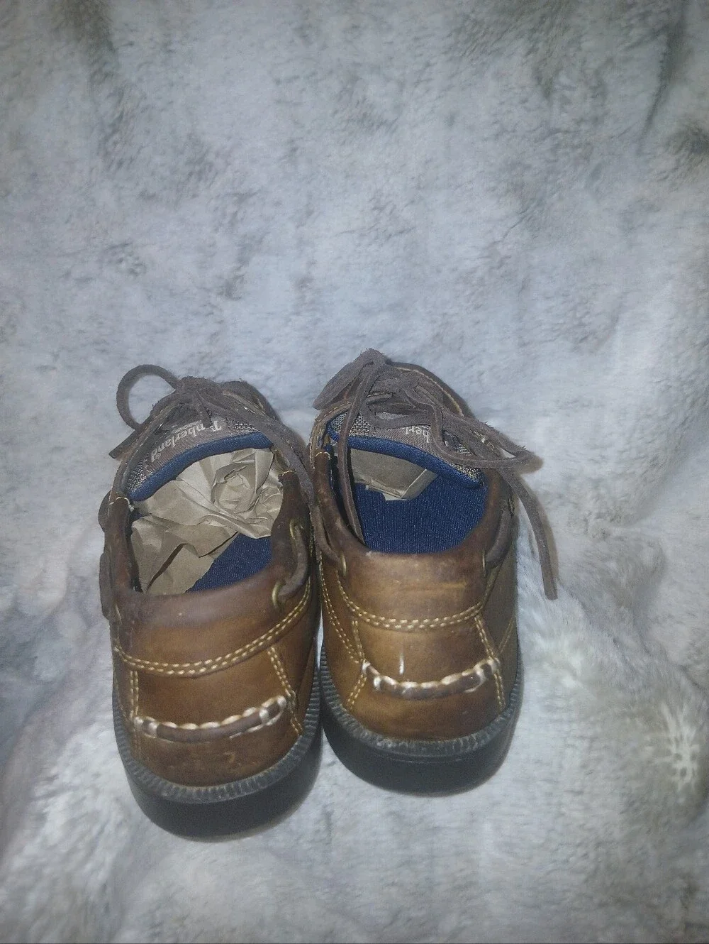 Timberland Brown Leather Men’s Boat Shoes